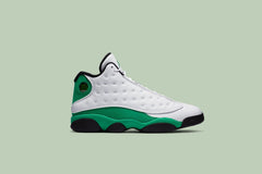 13 Retro (GS) "Lucky Green" - White/Black