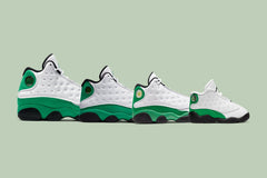 13 Retro (TD) "Lucky Green" - White/Black
