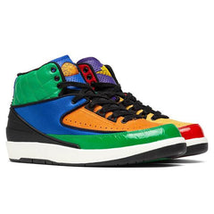 Womens 2 Retro "Rivals" - Action Black/Black/Cosmic Purple