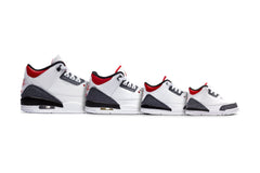 3 Retro SE (GS) "Denim" - White/Black