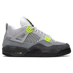 4 Retro "Neon"- Cool Grey/Volt/Wolf Grey/Anthracite
