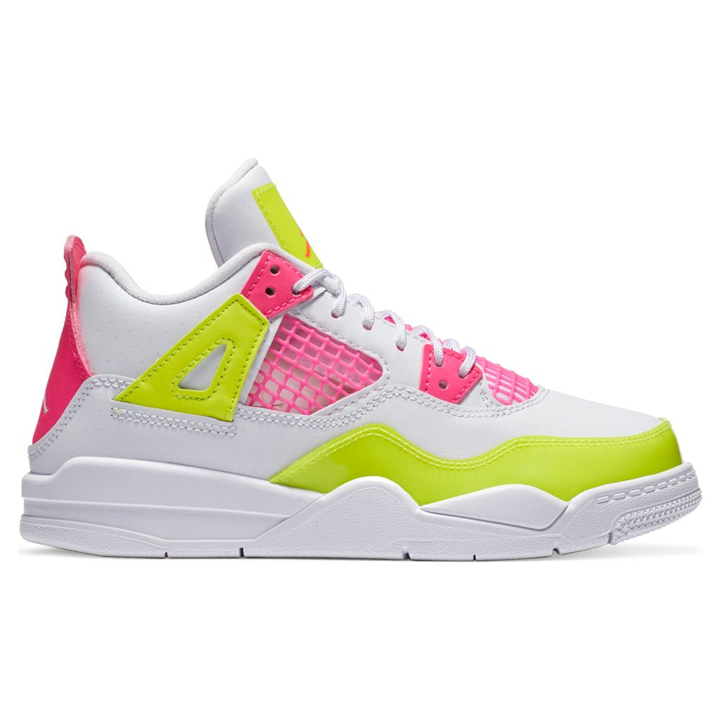 4 Retro SE (PS) "Lemon Venom" - White/Pink Blast