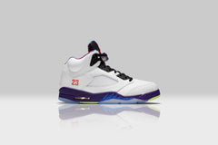 5 Retro "Alternate Bel-Air" - White/Ghost Green
