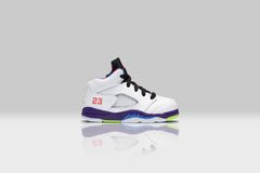 5 Retro (TD) "Alternate Bel-Air" - White/Ghost Green