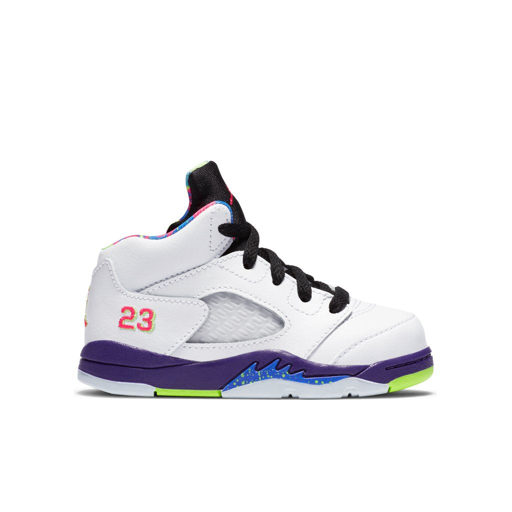 5 Retro (TD) "Alternate Bel-Air" - White/Ghost Green
