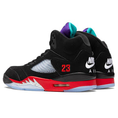 5 Retro "Top 3" - Black/New Emerald/Fire Red/Grape Ice