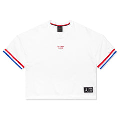 x PSG Women's S/S Top - White/University Red